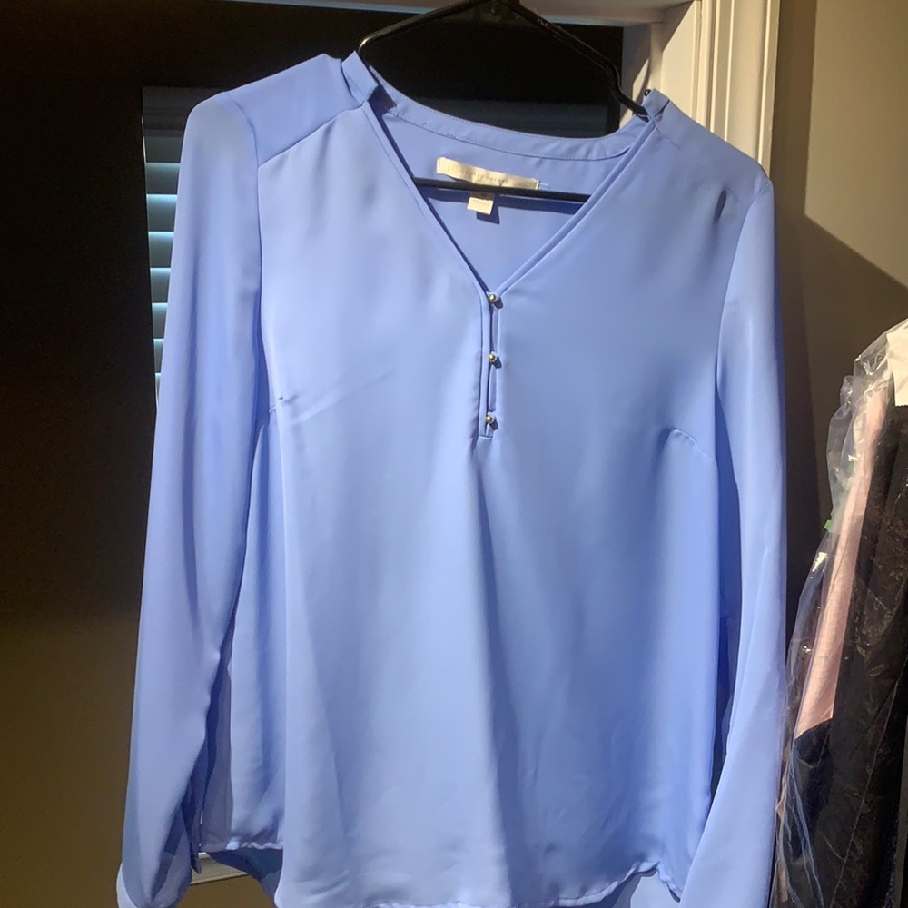 Blue Lauren Conrad dress shirt
